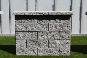 Tvárnica CASSER DUO celý 2-strany štiepané 40x20x15 cm white-shadow