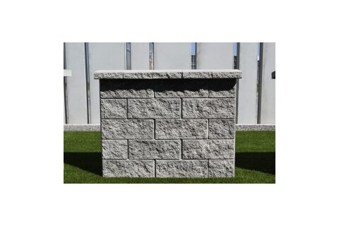 Tvárnica CASSER DUO celý 2-strany štiepané 40x20x15 cm white-shadow