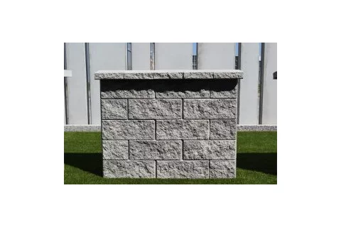 Tvárnica CASSER DUO celý 2-strany štiepané 40x20x15 cm white-shadow
