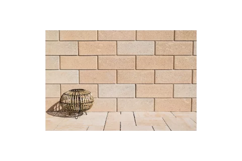 Tvárnica CASSER MONO celý 1-strana štiepaná/ 1-hladká 40x20x15 cm latte
