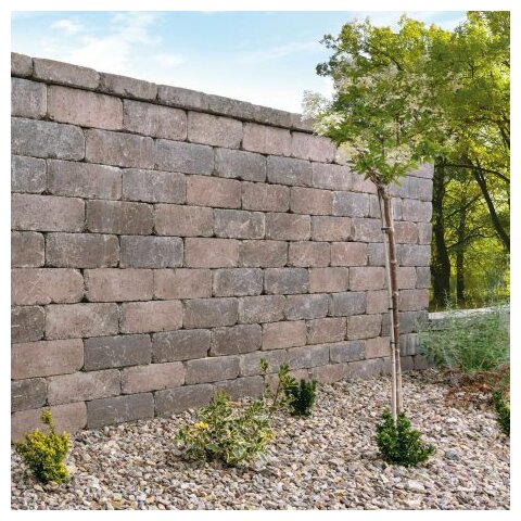 Tvárnica CASTELLO základný prvok 40/20/14cm hnedý melírovaný