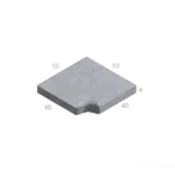 vnútorný roh 50x50x4cm