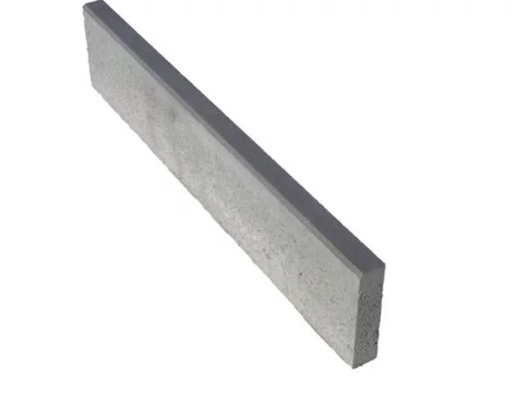 Záhradný obrubík ABO 12-20 100/20/5cm čierny rovná hrana