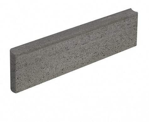 Záhradný obrubík ABO 12-20 100/20/5cm čierny rovná hrana