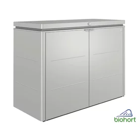Záhradný Úložný Box HighBoard 160 strieborná-metalická