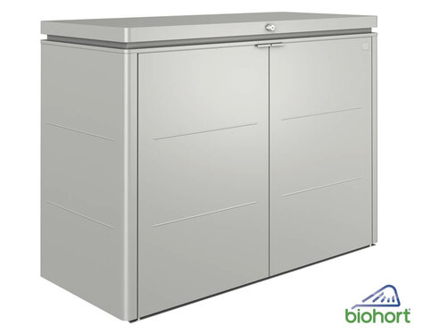 Záhradný Úložný Box HighBoard 160 strieborná-metalická