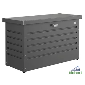 Záhradný Úložný Box HobbyBox 100 tmavosivá-metalická