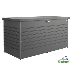 Záhradný Úložný Box HobbyBox 160 tmavosivá-metalická