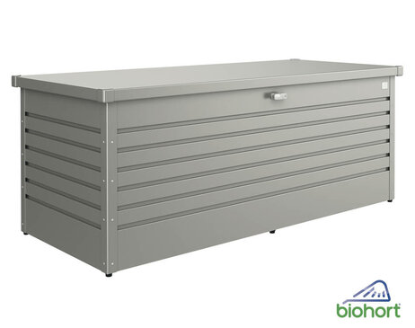 Záhradný Úložný Box HobbyBox 180 kremeňovosivá-metalická