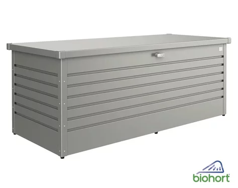 Záhradný Úložný Box HobbyBox 180 kremeňovosivá-metalická