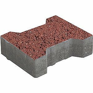 Zámková Dlažba BEATON rovný 10cm červená