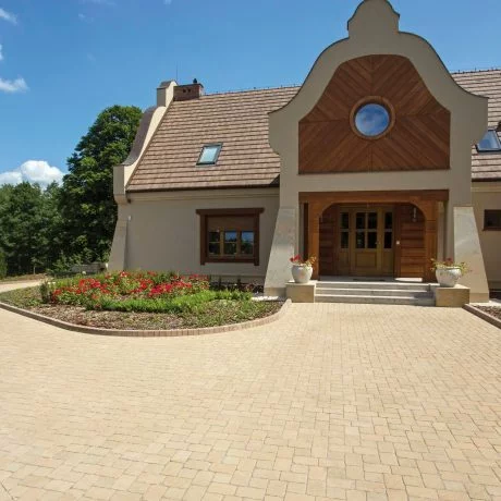 Zámková Dlažba CASTELLO® ANTICO 12,5/12,5/6cm oker melírovaná