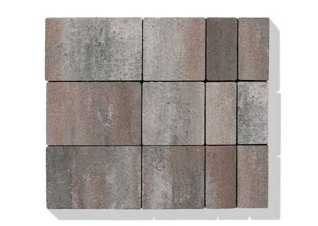 Zámkova Dlažba CAVINO 6 cm kombi melír mušľová