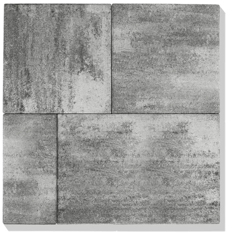 Zámková Dlažba CITY® XL 75x50x8 cm sivo-grafitová