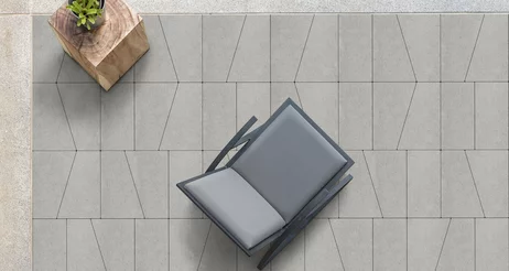 Zámková Dlažba CITY® XL trapez 32,5/17,5x50x8 cm sivo-biela