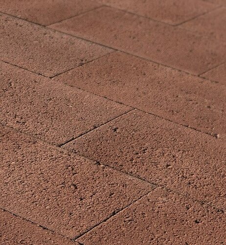 Zámková Dlažba GRAMINI 24,4x12,2x5cm tehlová červená neotĺkaná