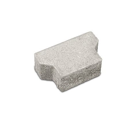 Zámková Dlažba HÁČKO 6cm Polovica sivá