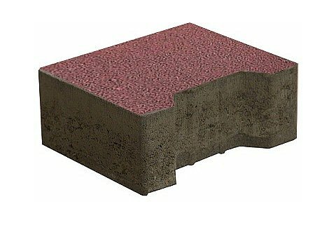 Zámková Dlažba HÁČKO 8cm Krajovka červená