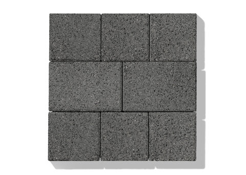 Zámková Dlažba INTAK aquaflair 16,5x16,5x8 cm grafitový čadič