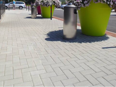 Zámková Dlažba KLASIKO 8cm biela metropol