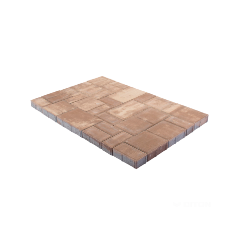 Zámkova dlažba Kombi 6 cm cappuccino