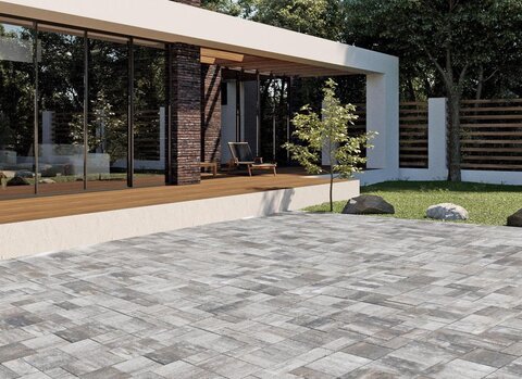 Zámkova dlažba Kombi 6 cm gatto