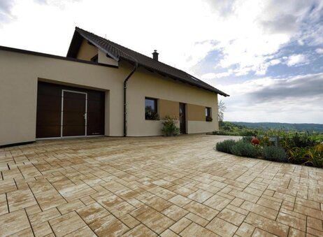 Zámkova dlažba Kombi 6 cm latte