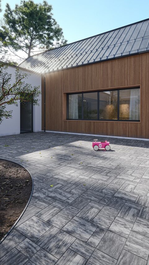 Zámková Dlažba KOMBI MAX 6cm melír Prato