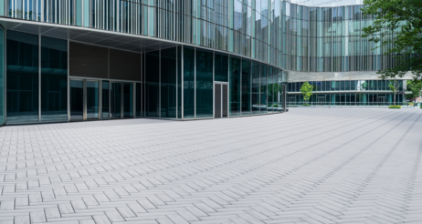 Zámkova Dlažba LINEO 8cm bielo-grafitová