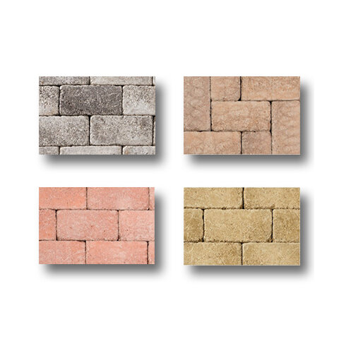 Zámková Dlažba PATIO 25x12,4x5cm hnedá melírovaná