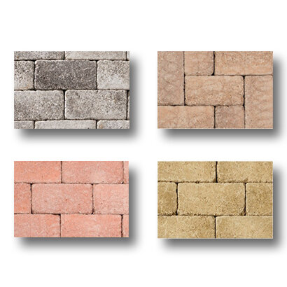 Zámková Dlažba PATIO 25x12,4x5cm hnedá melírovaná