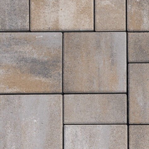 Zámkova Dlažba RETTANGO® kombi sivo-hnedo-grafitová