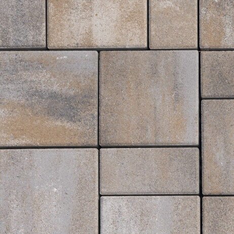 Zámkova Dlažba RETTANGO® kombi sivo-hnedo-grafitová