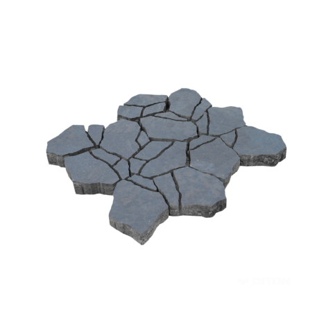 Zámková Dlažba STONE 8cm antracit