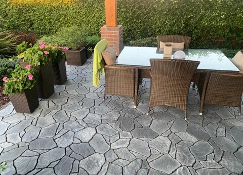 Zámková Dlažba STONE 8cm antracit