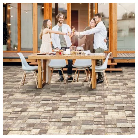 Zámková Dlažba Toscana® 6cm cappucino melírovaná