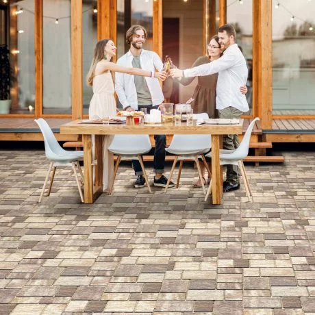 Zámková Dlažba Toscana® 6cm cappucino melírovaná