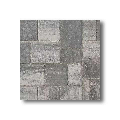 Zámková Dlažba Toscana® 8cm sivo-čierna melírovaná