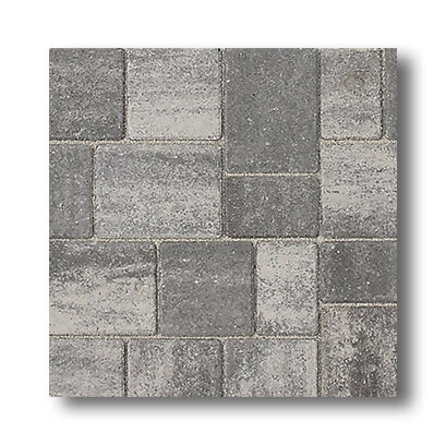 Zámková Dlažba Toscana® 8cm sivo-čierna melírovaná