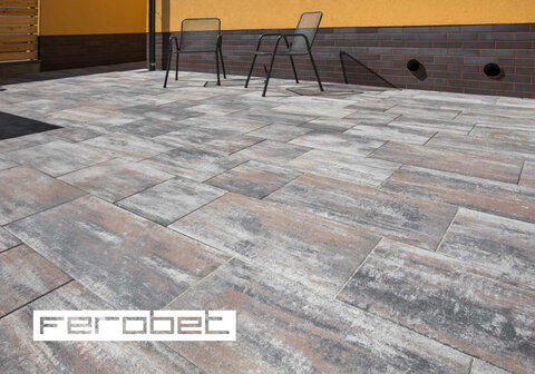 Zámková Dlažba VALORIA 6cm melír Capua