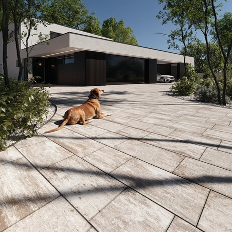 Zámková Dlažba VALORIA 8 cm melír Latte