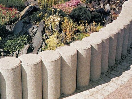 ZÁMKOVÁ palisáda priemer 11cm, 40cm sivá